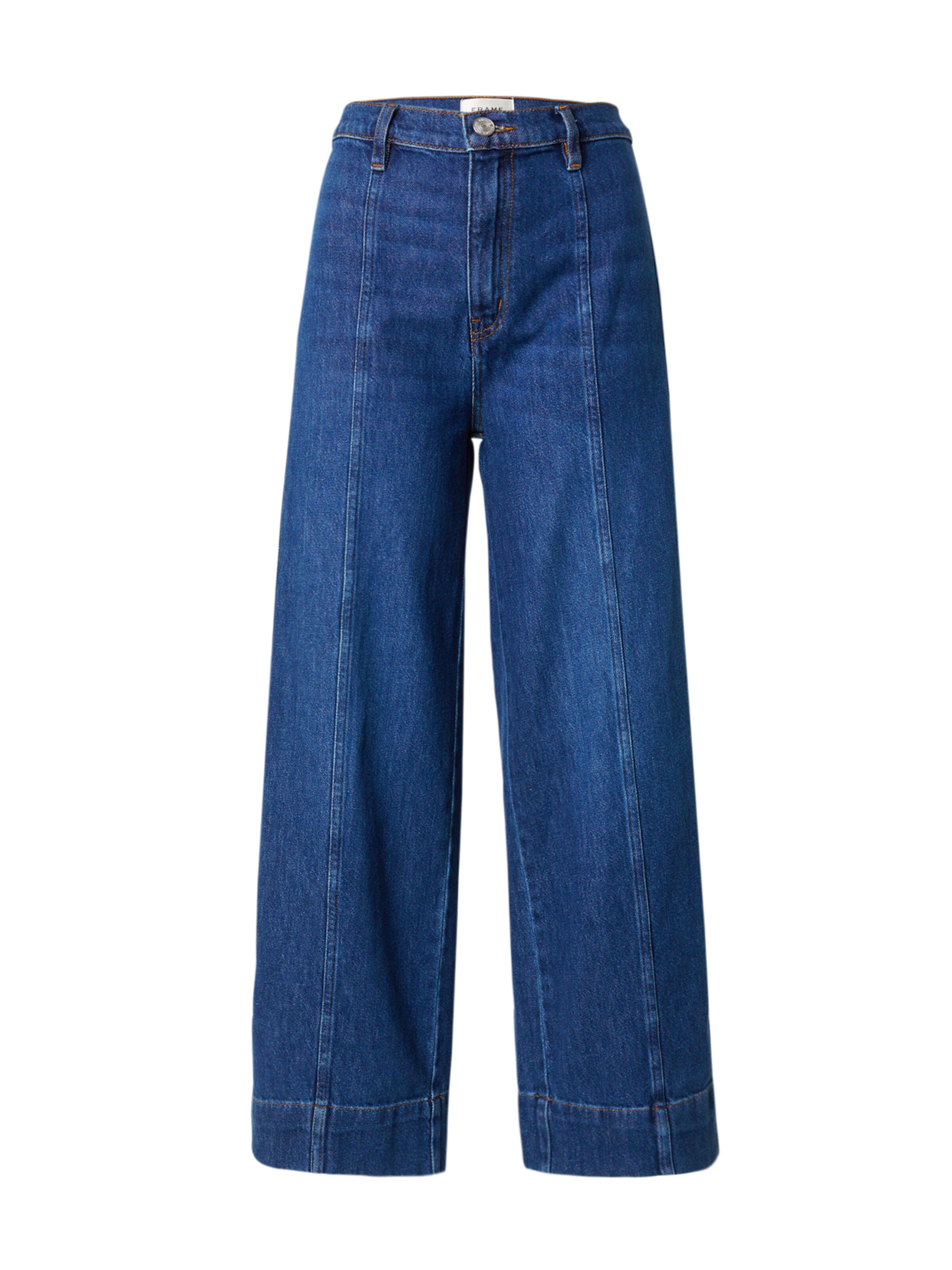 FRAME Wide leg Jeans in Blue: front