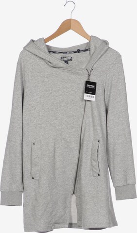 DREIMASTER Sweatshirt & Zip-Up Hoodie in XL in Grey: front