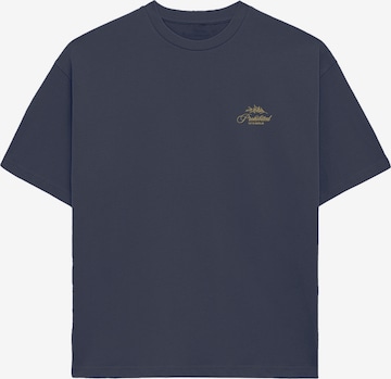 Prohibited - Camiseta 'Leaf' en azul: frente