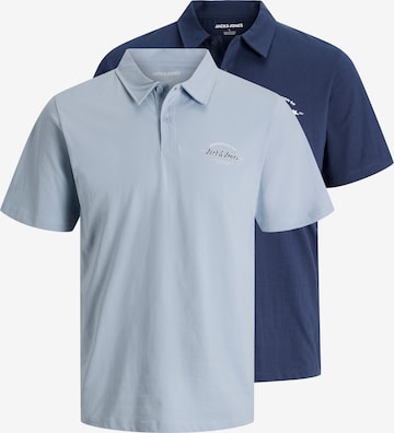 mėlyna Jack & Jones Plus Marškinėliai 'JJBRANDON': priekis