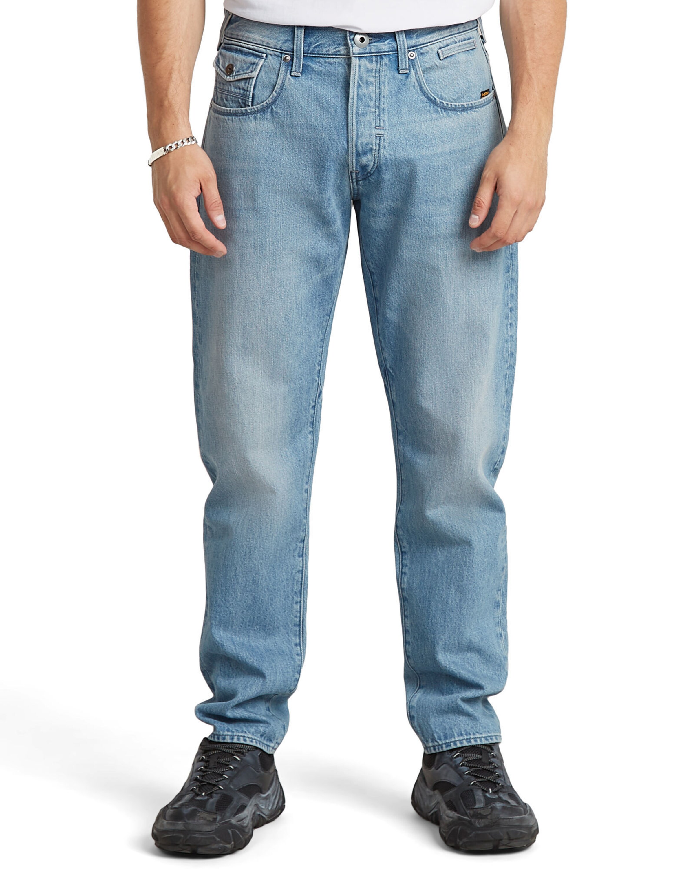 Tapered Jeans 'Morry' de la G-STAR pe albastru: față