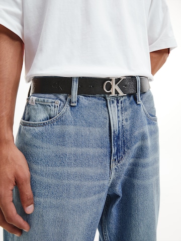 Calvin Klein Jeans Belt in Black: front