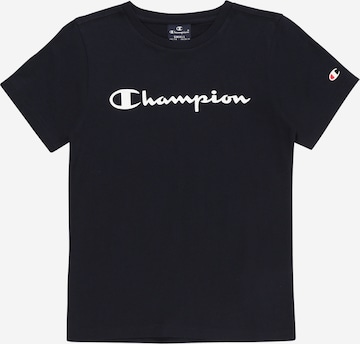 Champion Authentic Athletic Apparel Футболка 'Crewneck T-Shirt' в Синий: спереди