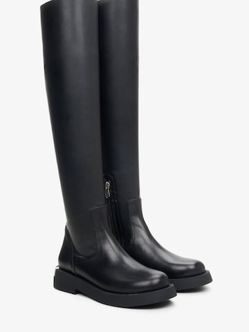 Boots '54-590' di Estro in nero: frontale
