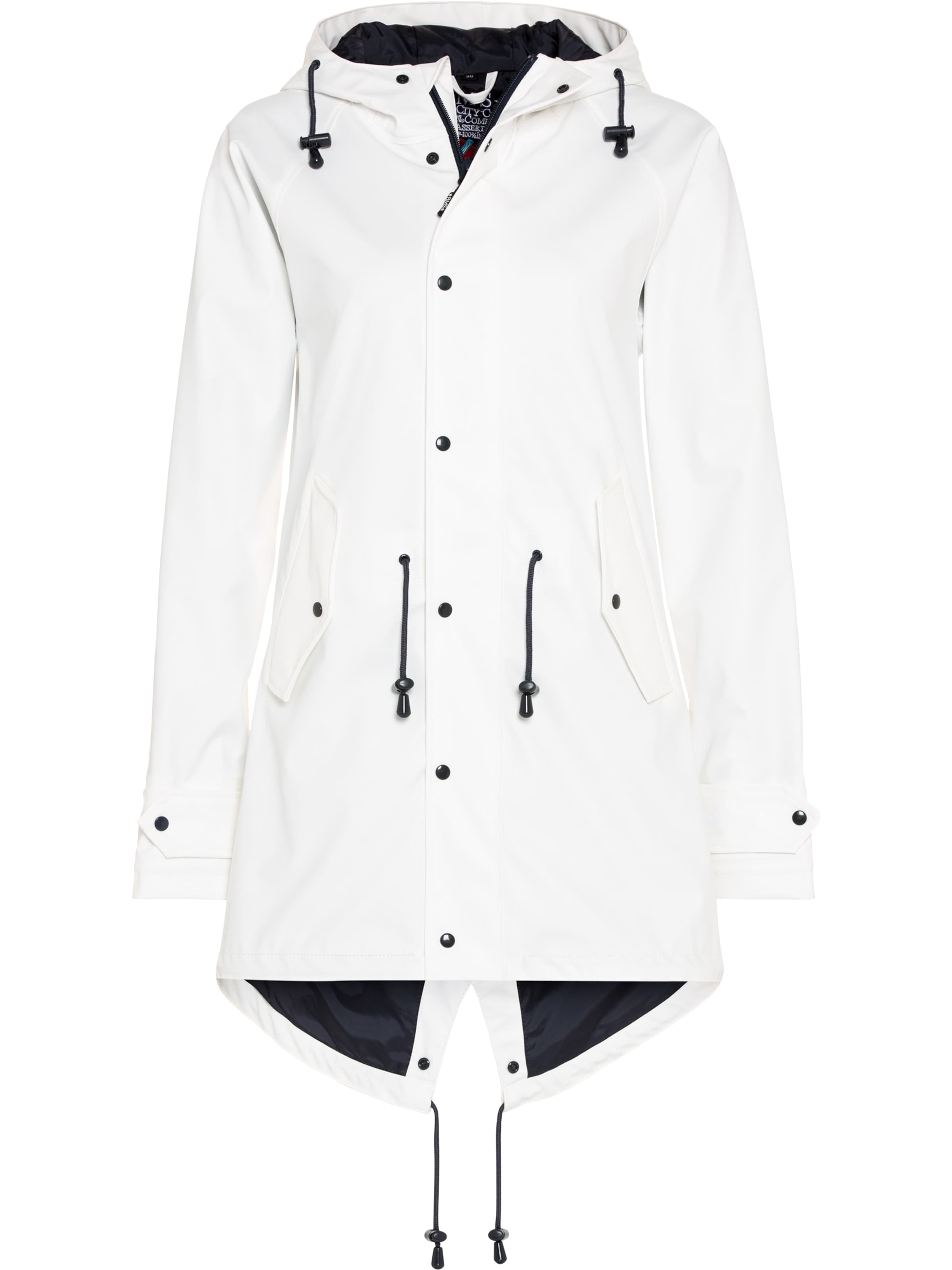 BMS Funktionsmantel 'HafenCity'‌‌‌ in Weiß: Vorderseite