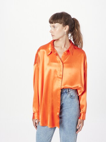 TOPSHOP Blus i orange: framsida