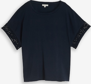 T-shirt TOM TAILOR en bleu : devant