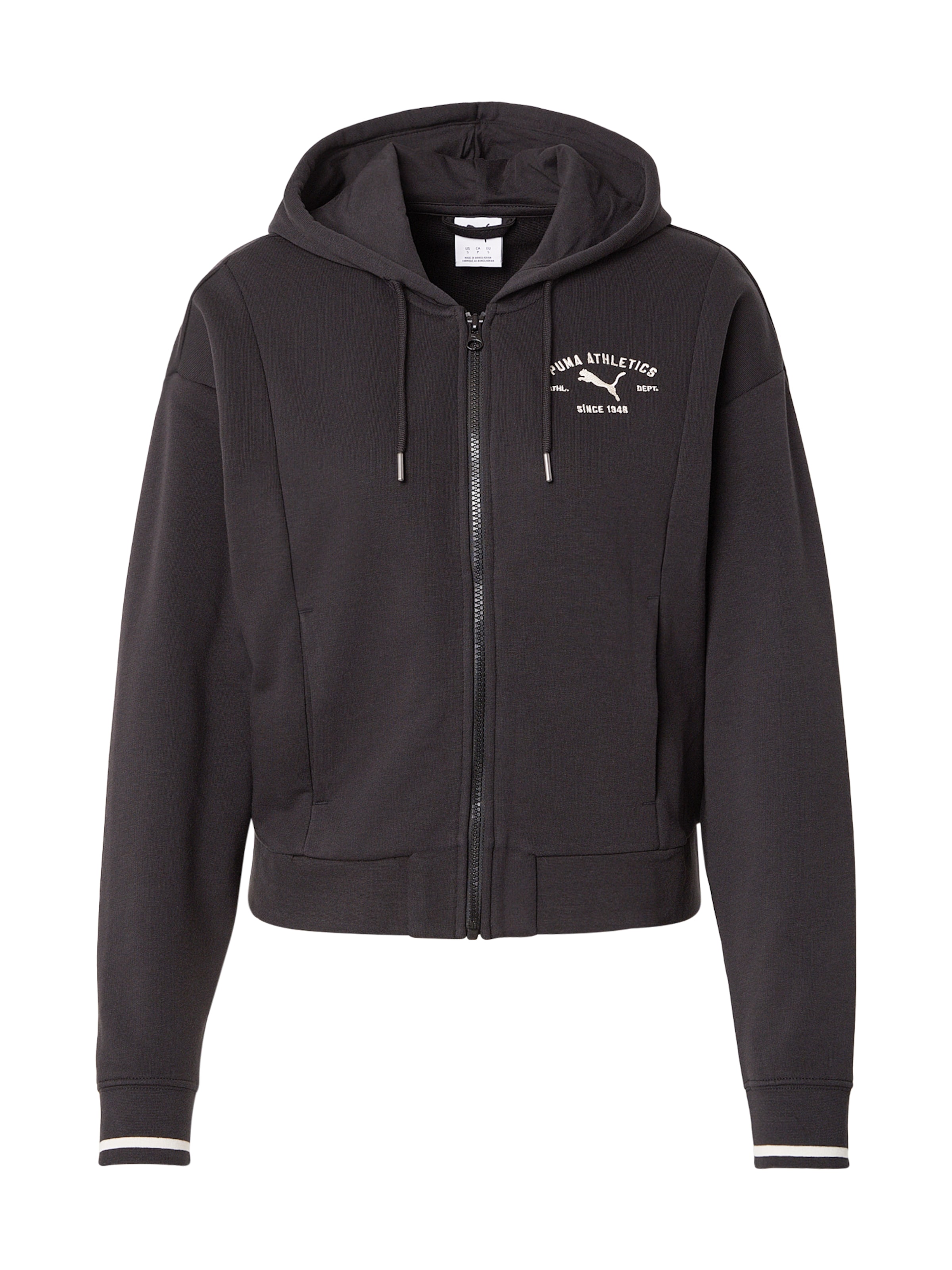 PUMAGornji dio trenirke 'Class' - crna boja: prednji dio