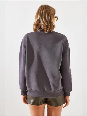 Bianco Lucci Sweatshirt in Grijs