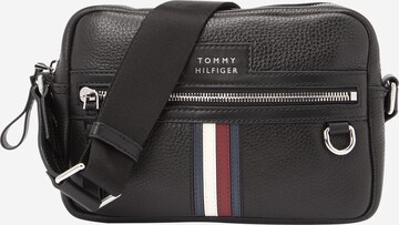 Borsa a tracolla 'Premium' di TOMMY HILFIGER in nero: frontale