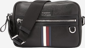 TOMMY HILFIGER Axelremsväska 'Premium' i svart: framsida