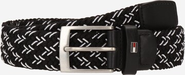 TOMMY HILFIGER Riem 'ADAN' in Zwart: voorkant