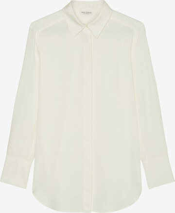 Marc O'Polo Blouse in Wit: voorkant