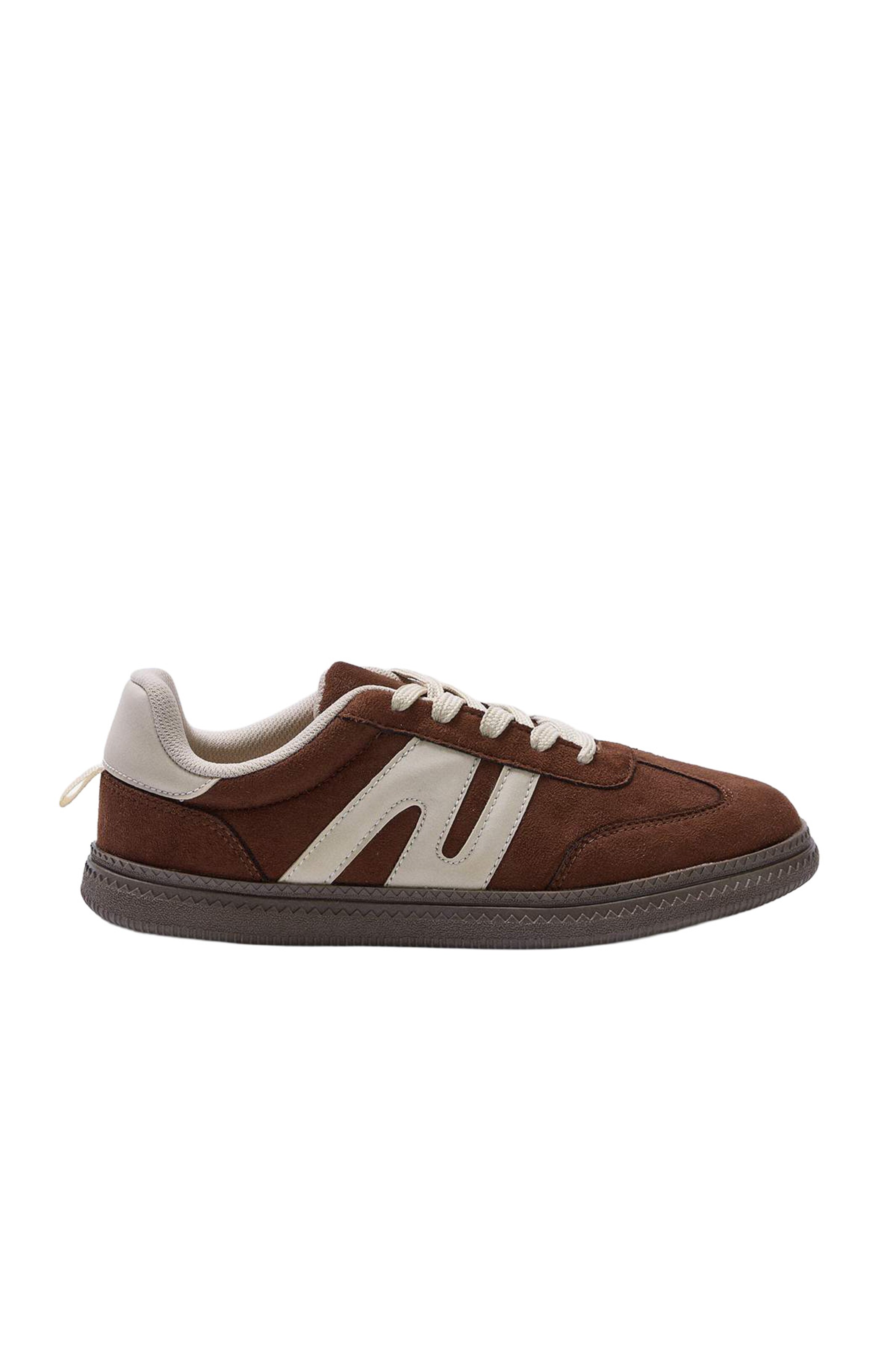 Trendyol - Zapatillas deportivas bajas en marrón: frente
