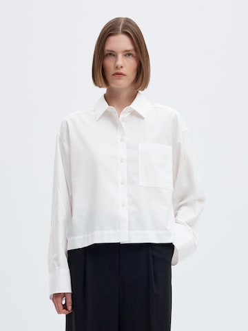 SELECTED - Blusa 'SLWDANNIE' em branco: frente