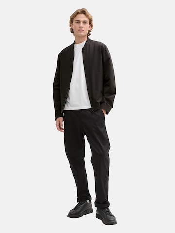 TOM TAILOR DENIM Übergangsjacke in Schwarz