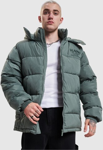 Karl Kani Winter jacket in Green: front