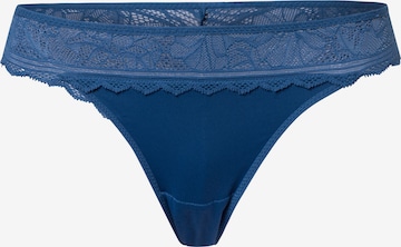 Slip 'Floral Touch' Chantelle en bleu : devant