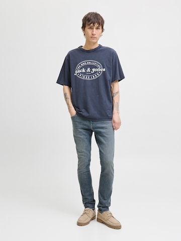 JACK & JONES Skinny Džíny 'JJIGLENN JJFELIX' – šedá