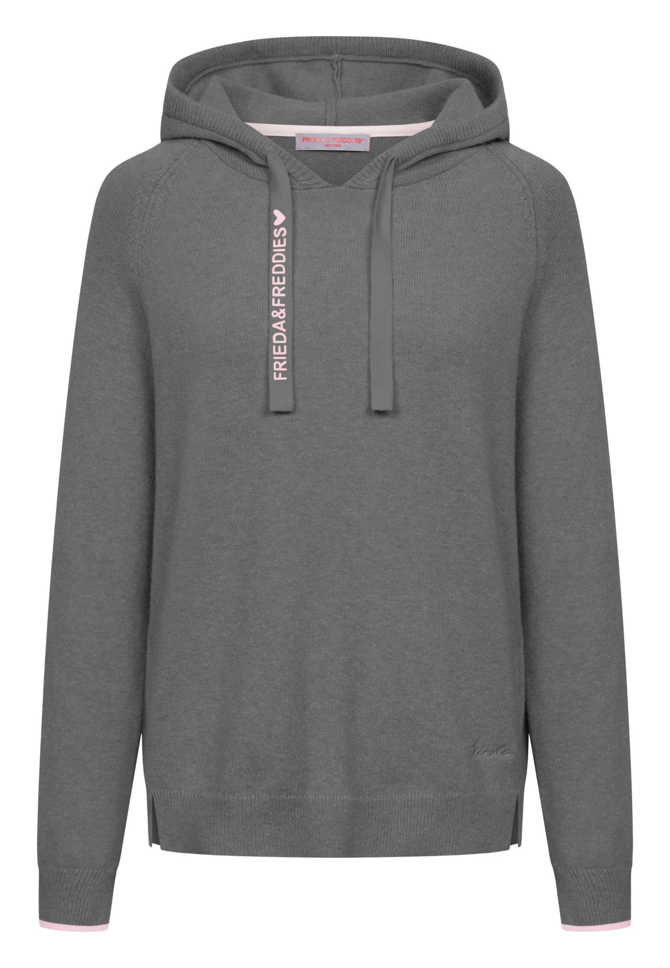 Frieda & Freddies NY Sweatshirt in Grey: front