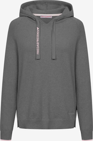 Frieda & Freddies NY Sweatshirt in Grey: front