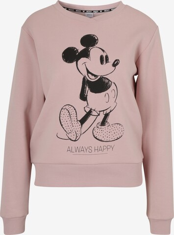 Sweat-shirt Course en rose : devant