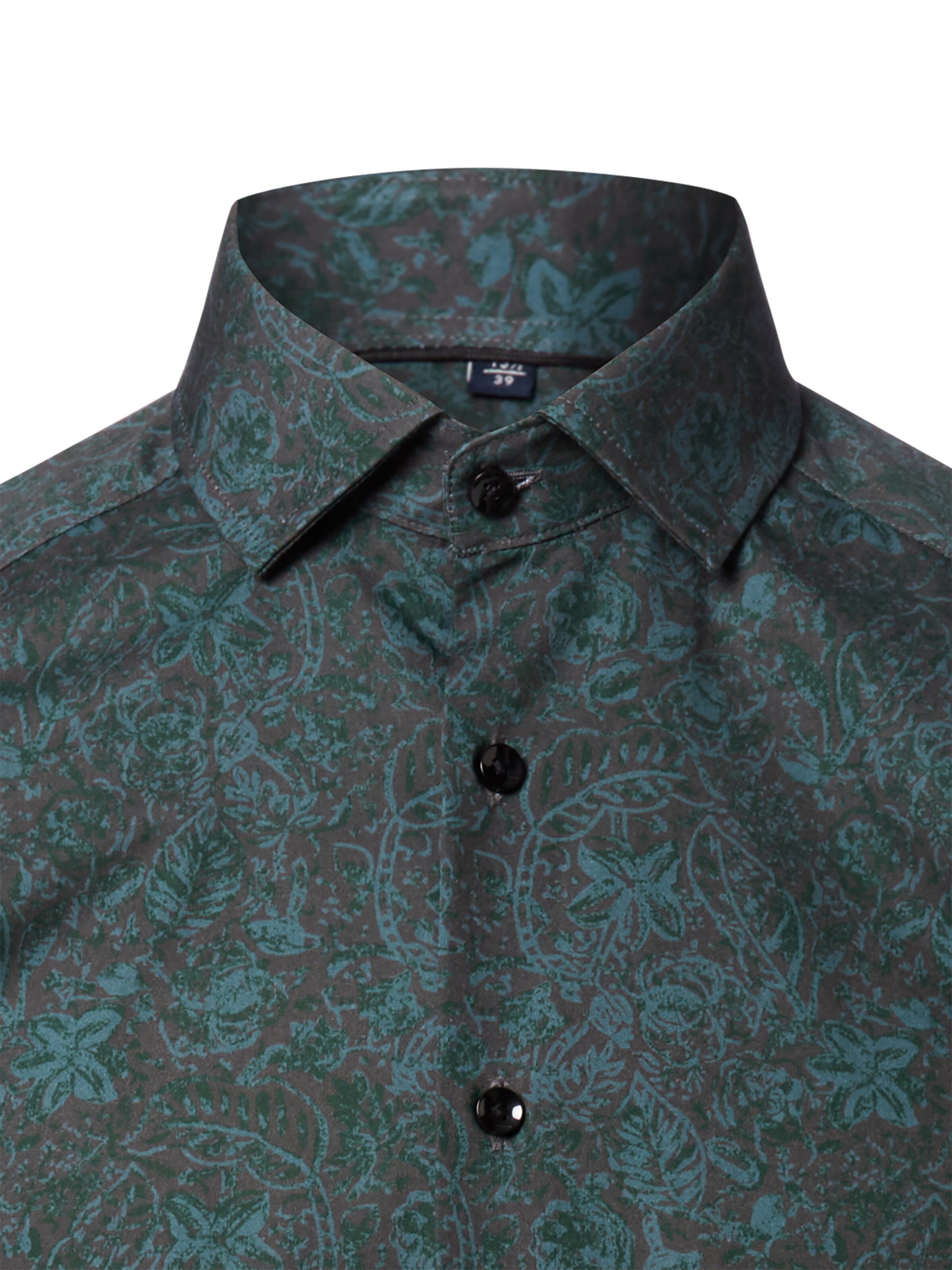 Andrew James Regular fit Business shirt in Green