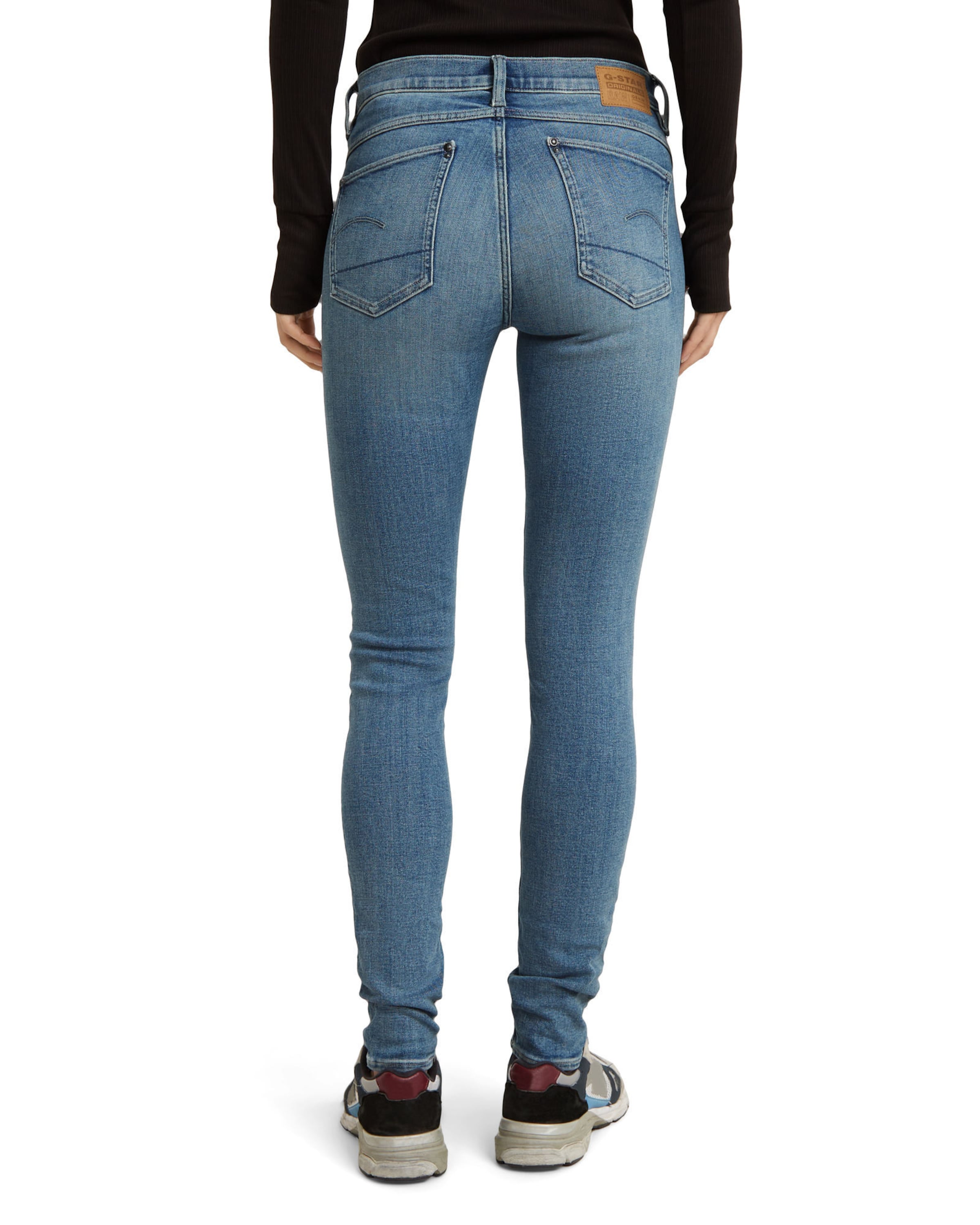 G-STAR Skinny Jeans 'Lhana' i blå