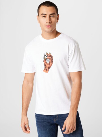 Volcom T-Shirt 'Zombie' in Weiß: predná strana