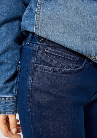 Bootcut Jean 'Catie' QS en bleu : sur le côté