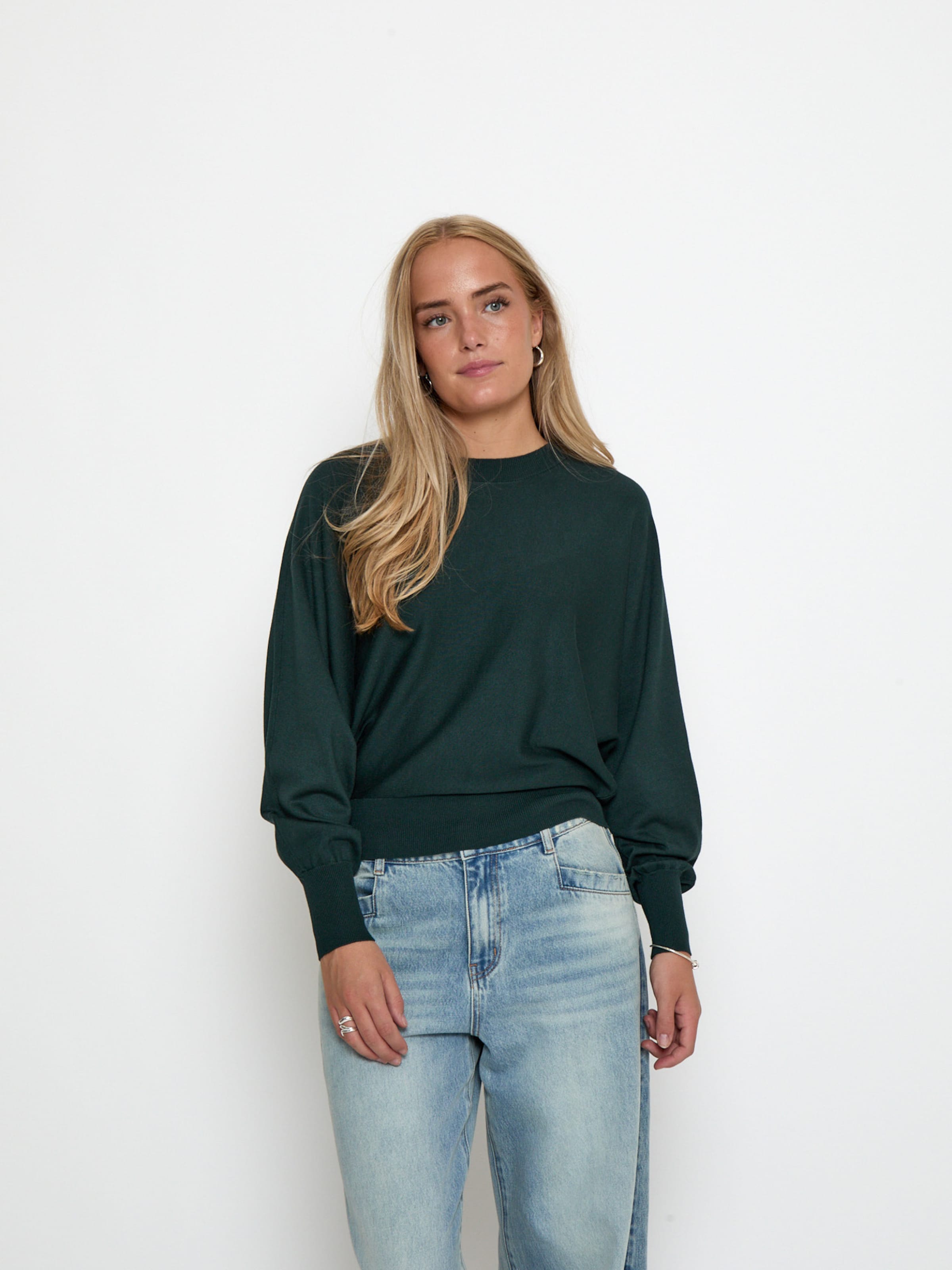 Pullover 'Dana' di minus in verde: frontale