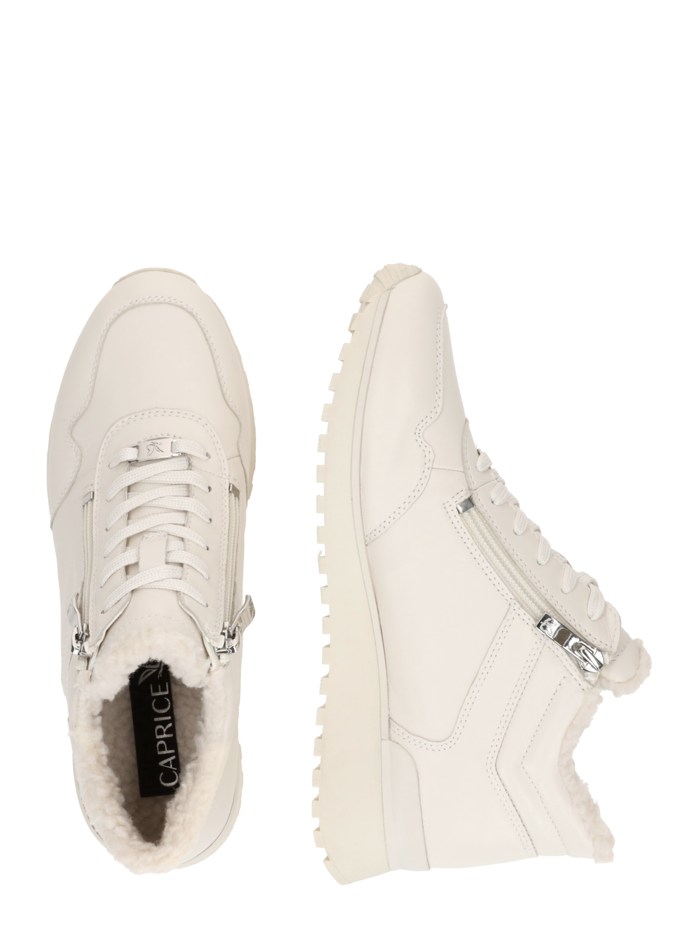 CAPRICE Lace-Up Ankle Boots 'Kaia' in White