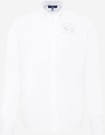 La Martina Button Up Shirt 'Raf' in White: front