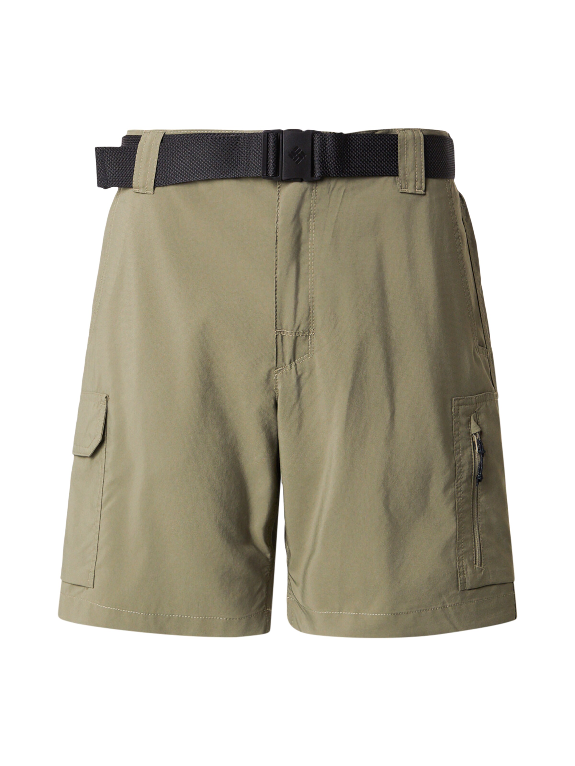 COLUMBIA - Regular Calças outdoor 'Silver Ridge™' em verde: frente