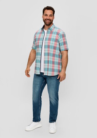 s.Oliver Red Label Big & Tall Slim fit Koszula w kolorze zielony
