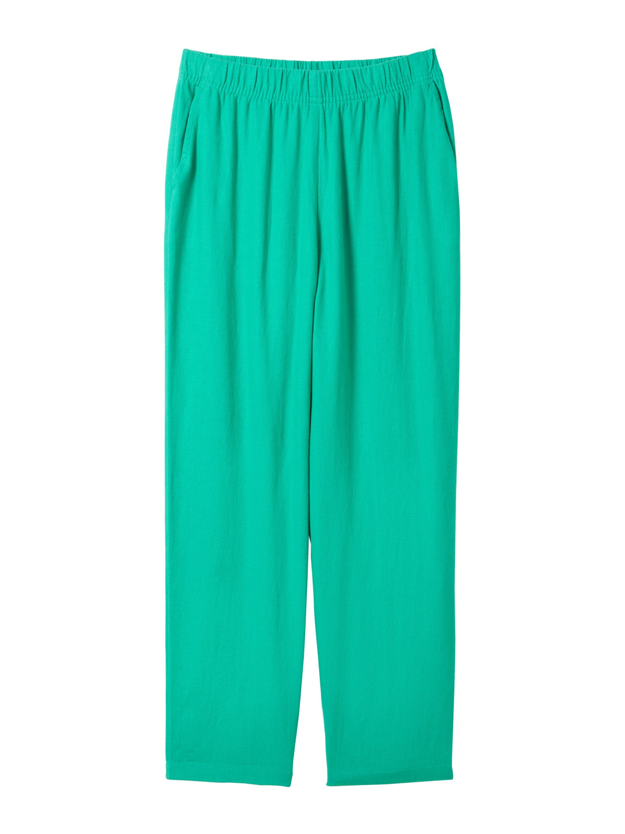 TOM TAILOR DENIM Loose fit Pants in Green: front