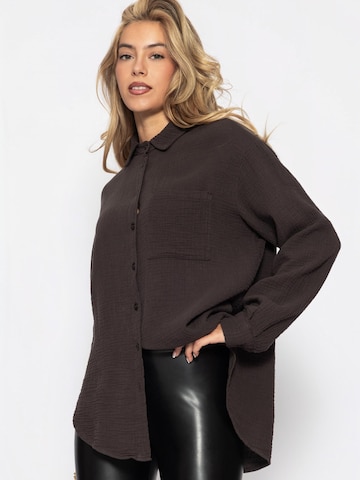 SASSYCLASSY Bluse‌‌‌‌‌‌‌‌‌‌ in Braun