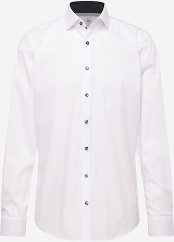 OLYMP Средняя посадка Деловая рубашка 'Level 5' в Серый: спереди