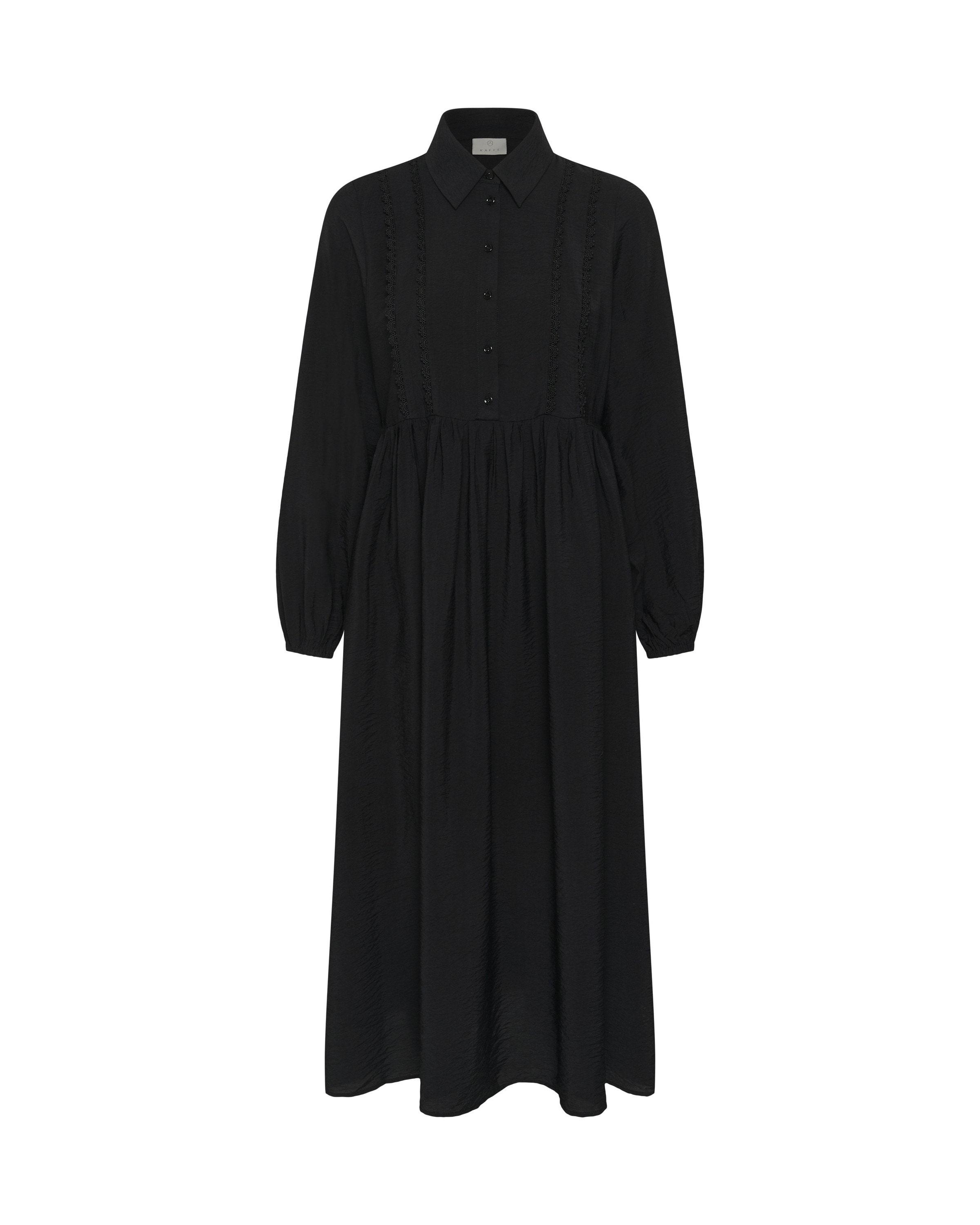 Kaffe Blusenkleid 'Gilda' in 34 in schwarz, Produktansicht