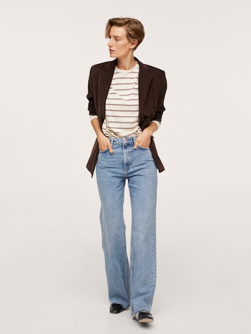 Wide leg Jeans 'Telma' de la MANGO pe albastru