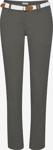 Oxmo Slimfit Chino 'Chakira' in Grijs: voorkant