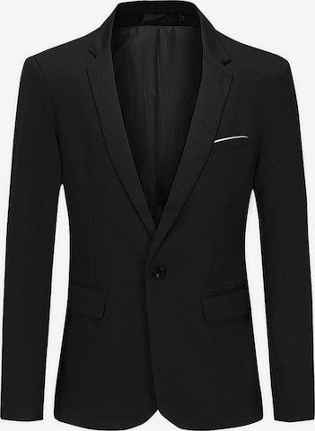 YOUTHUP Slim Fit Sakko 'Form' in Schwarz: Vorderseite