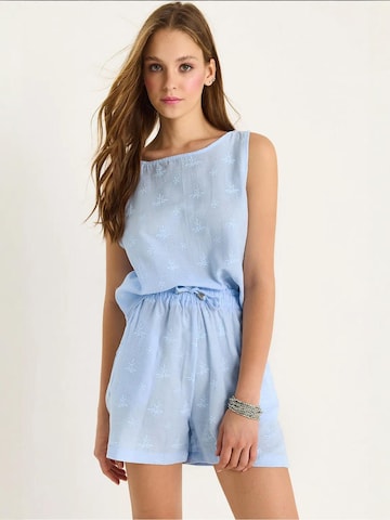Tenue d'intérieur Bianco Lucci en bleu : devant