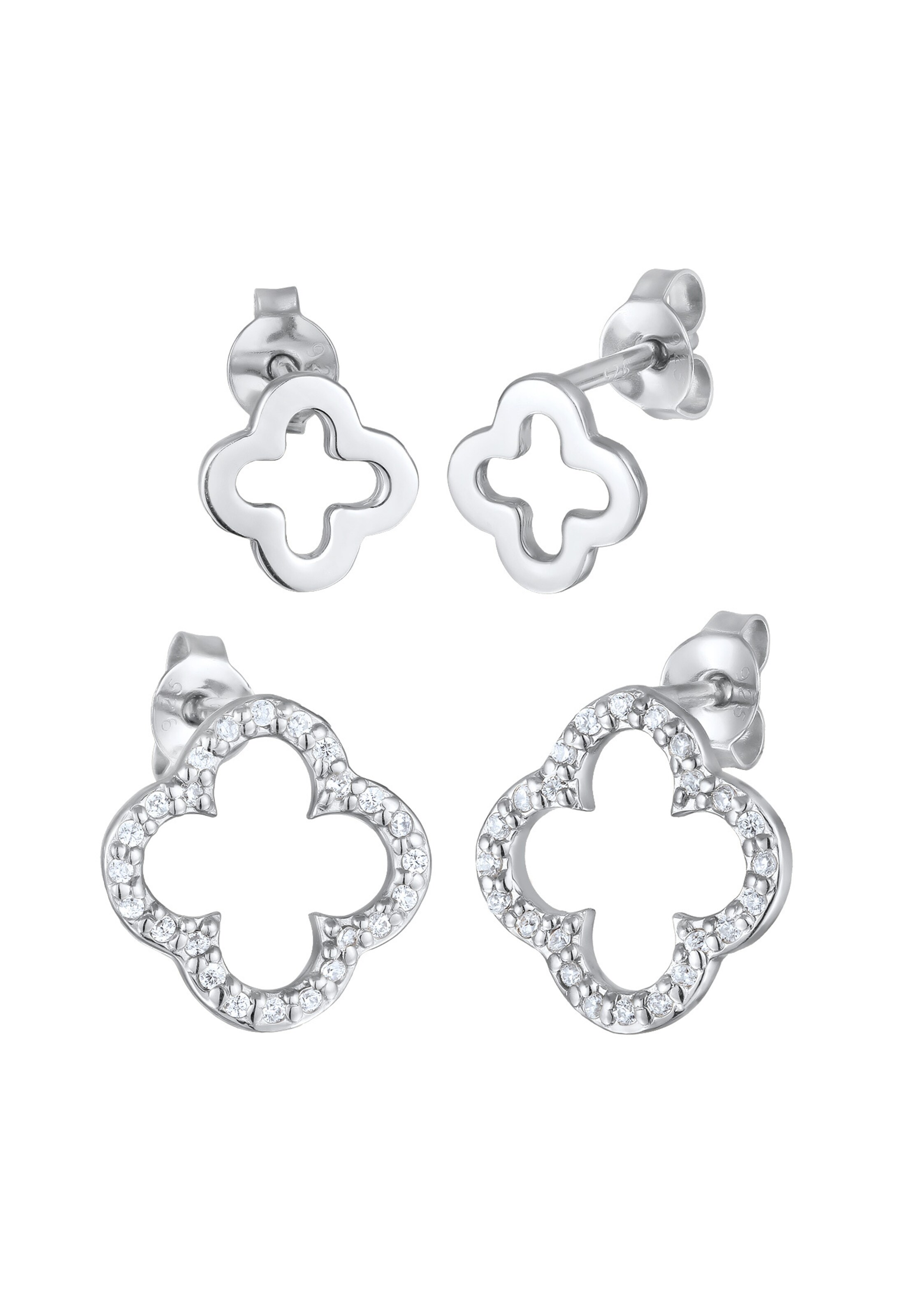 ELLI Ohrringe in Silber: Vorderseite