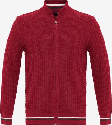 Vestes en maille Felix Hardy en rouge : devant