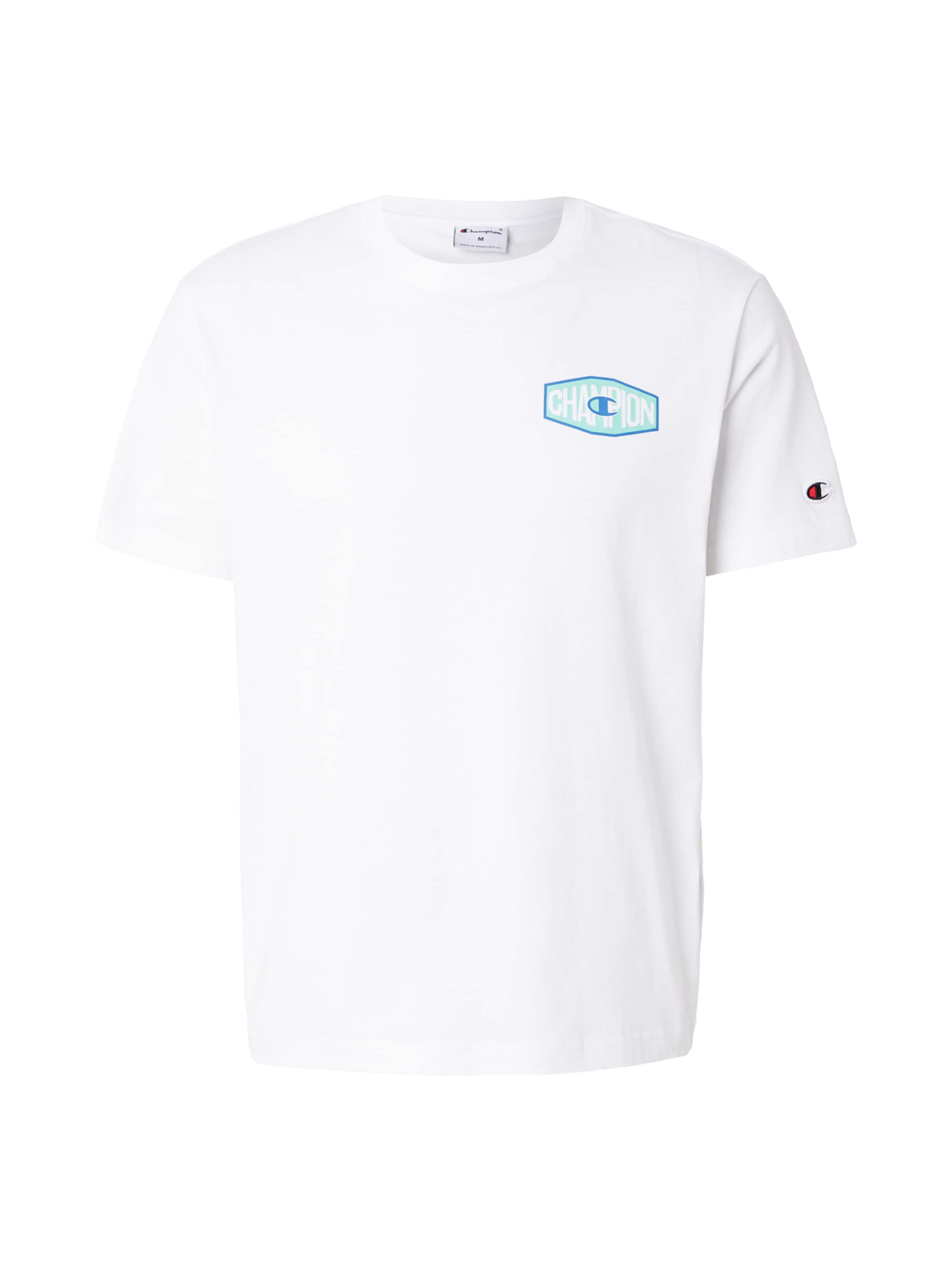 T-Shirt Champion Authentic Athletic Apparel en blanc : devant