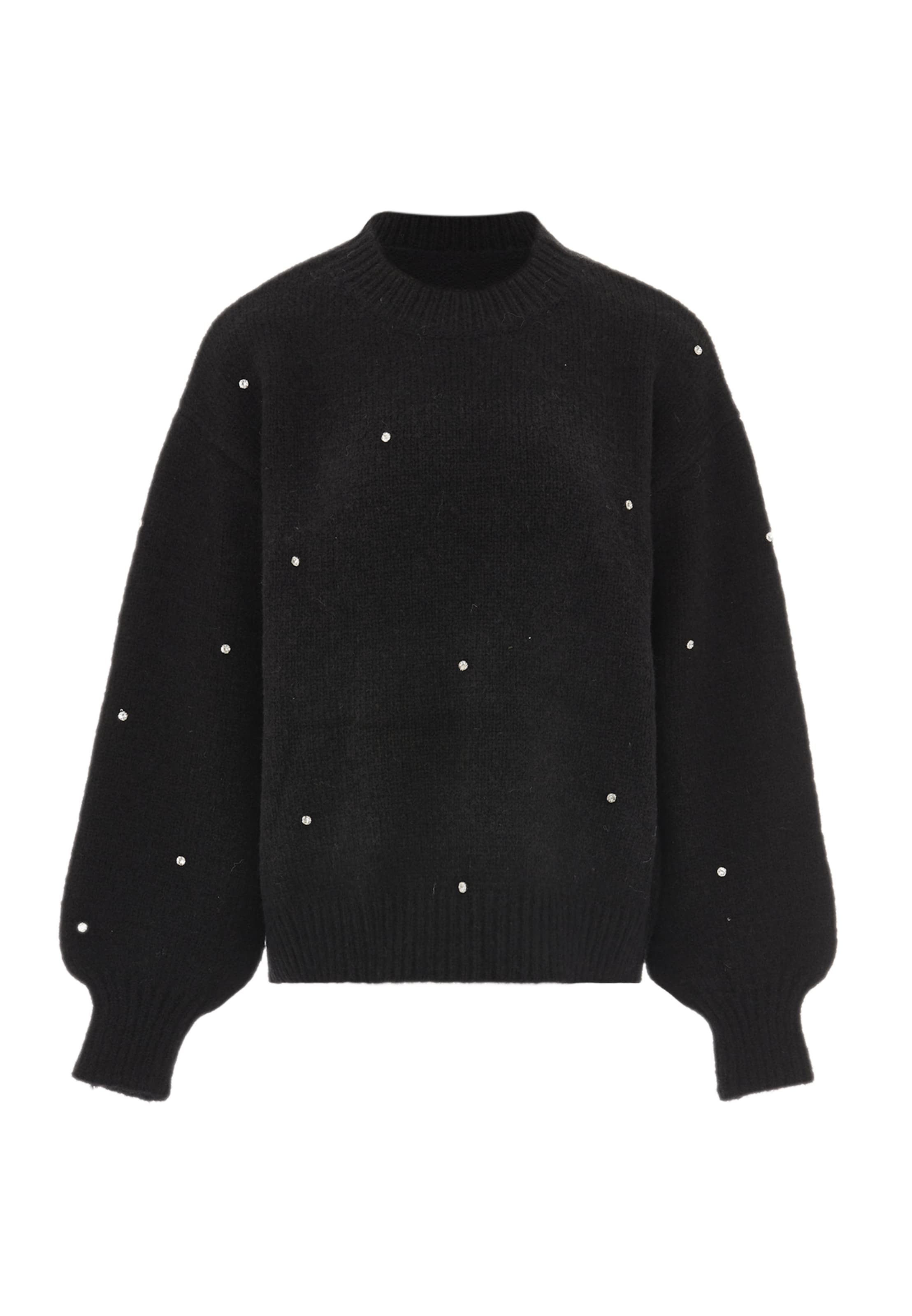 caissa - Pullover em preto: frente