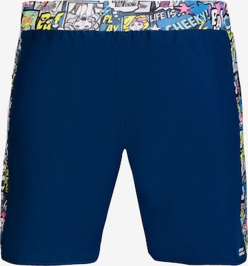 BIDI BADU Regular Workout Pants 'Nino Tech' in Blue