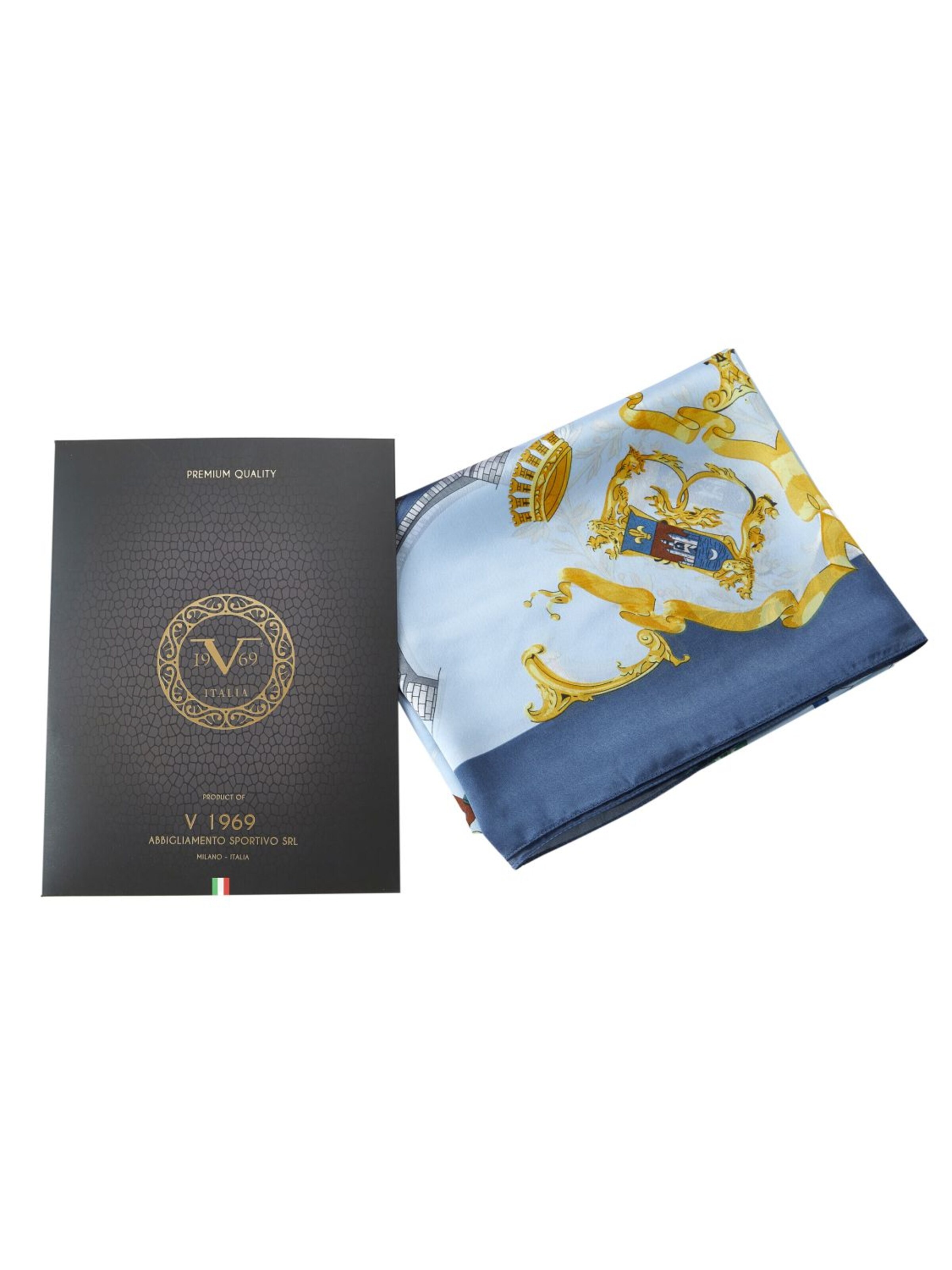 19V69 ITALIA - Chal 'Marina Eleganza' en azul
