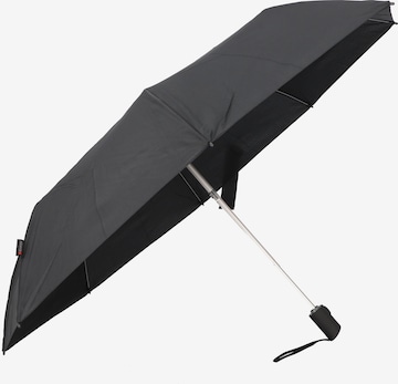 KNIRPS Umbrella 'Duomatic' in Black: front